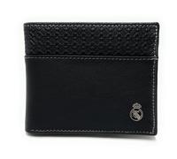 LUGUPELL Offizielle Geldbörse von Real Madrid, 100 % legitimes Premium-Leder, fortschrittlicher RFID-Schutz, exklusive Gravur und moderner Stil, hochwertiges Geschenk für Herren., bunt, De mano,