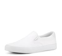 Lugz Men's Clipper Classic Slip-on Fashion Sneaker, White, 4.5
