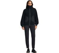 Luhta - Fleece mit Reißverschluss aus zwei Materialien - Iskoinen Noir für Damen - Größe L - schwarz schwarz L