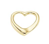 Luigi Merano Anhänger Floating-Herz, Gold 375 Onesize