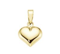 Herzanhänger LUIGI MERANO "Herz, Gold 375", gold, Schmuckanhänger, Damen, onesize, Gelbgold 375 (14250722-0) gold