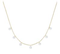 Collier LUIGI MERANO "mit Zirkonia Steinen, Gold 375" Halsketten Gr. 45 cm, Gelbgold 375, goldfarben (gold) Damen Colliers (84505936-0)