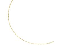 Goldkette LUIGI MERANO "fantasieförmig mit diamantierten Gliedern, Gold 375" Gr. 50, gold, Halsketten, Damen, 50cm, Gelbgold 375, Goldkette (71135752-50) gold