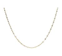 Goldkette LUIGI MERANO "Fantasiekette mit Sternverschnitt, Gold 333", gold, Halsketten, Damen, 45cm, Gelbgold 333, Goldkette (41928153-0) gold
