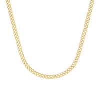 Luigi Merano Kette Panzerkette Doppelgliederung, Gold 375 45 cm Damen