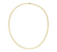 Panzerkette LUIGI MERANO "Panzerkette, Gold 375" Gr. 60, gold, Halsketten, Damen, 60cm, Gelbgold 375, Panzerkette (79898412-60) gold