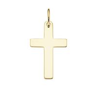 Kreuzanhänger LUIGI MERANO "Kreuz, Gold 375", gold, Schmuckanhänger, Damen, onesize, Gelbgold 375 (98338812-0) gold