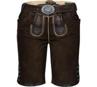 Luis Steindl Kurze Lederhose Braun (Größe: 48)