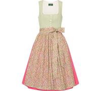Luis Steindl Midi-Dirndl Grün/Pink (Größe: 42) 42 grün