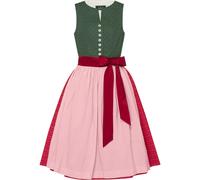 Luis Steindl Midi-Dirndl Grün/Rot (Größe: 34) 34 grün