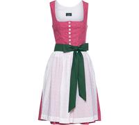 Luis Steindl Midi-Dirndl Pink/Weiß (Größe: 46) 46 pink