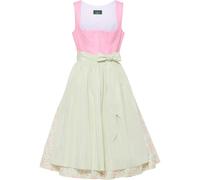Luis Steindl Midi-Dirndl Rose/Grün (Größe: 48) 48 rosa