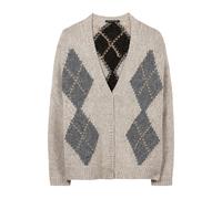 Luisa Cerano - Gemusterter Cardigan aus Alpaka-Mischung - - Knitwear - Damen - Beige - S