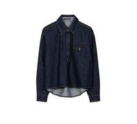 LUISA CERANO Jeansbluse dunkelblau | 34