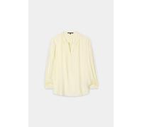 Luisa Cerano - Locker geschnittene Tunika-Bluse aus fließendem... citron - Gr. - 42