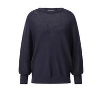 Luisa Cerano - Pullover aus Baumwoll-Crêpe - Größe 42 - blau