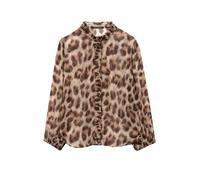 LUISA CERANO Seidenbluse braun | 34