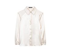 LUISA CERANO Seidenbluse creme | 36