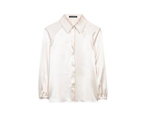 LUISA CERANO Seidenbluse creme | 44