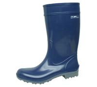 Bockstiegel Gummistiefel in Übergrößen Hellgrün/Dunkelblau Luisa große Damenschuhe, Blau, 39 EU
