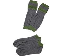 Luise Steiner Loferl, 2-teilig Anthrazit/Grün (Größe: 4) 46/47 grau