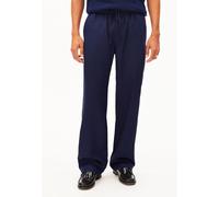 LUKAA LINO HOSE | Leinen-Mix - blau (38)