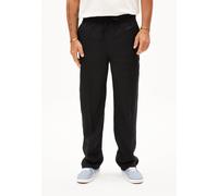 ARMEDANGELS LUKAA LINO - Männer Straight Fit Webhosen - schwarz 32 black