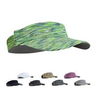 LUKIUP Schnelltrocknende Sonnenblende-Mütze, Unisex Sun Shield, Ultraleicht und Hoch Atmungsaktiv, Kühles Elastisches Visier, Sommerkappe mit Frotteeband Innenfutter, für den Sport(Grün)