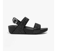 Fitflop Damen Lulu Keilsandale, Schwarz Glitter, 41 EU