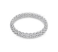 Lulu & Jane Damen Armband aus Metall-Legierung Modeschmuckarmband silber