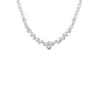 Lulu & Jane Kette Mit Kristallen Von Swarovski® Kette Verziert Mit Kristallen Von Swarovski® Weiß für Damen - One Size