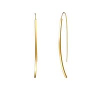 Lulu & Jane Ohrhänger Metall-Legierung in Gelbgold 57,8 mm Damen