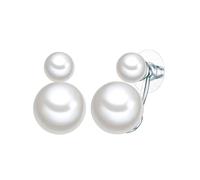 Lulu Jane Damen Ohrstecker aus Metall mit Muschelkernperle