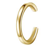 Lulu & Jane Ohrklemmen aus Messing in Gelbgold 12,0 mm Damen