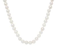 Lulu & Jane Perlen-Kette Muschelkernperle in Weiß 120,0 cm Damen