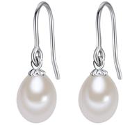 Lulu & Jane Perlen-Ohrhänger Sterling Silber Süßwasser-Zuchtperle in 24,6 mm Damen