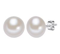 Lulu & Jane Perlen-Ohrstecker Sterling Silber Süßwasser-Zuchtperle in 10,0 - 11,0 mm Damen