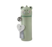 Lulubug Silikon Federmäppchen - Dino Rexy | Federtasche aus weichem Silikon für Stifte | Federmappe und Stiftehalter | Mäppchen Tiere, Schlampermäppchen