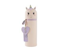 Lulubug Silikon Federmäppchen - Einhorn Fairy | Federtasche aus weichem Silikon für Stifte | Federmappe und Stiftehalter | Mäppchen Tiere, Schlampermäppchen