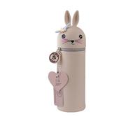 Bell Trade Silikon-Federmäppchen Lulubug Hase Hoppy, weiches Silikon, Stiftehalter