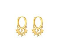 LULUMAIC Echte 925 Sterling Silber Creolen für Frauen Zirkon Kreis Runde Ohrring Ohrringe Schmuck