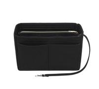 lumanothy Taschen Organizer Shopper, Handtaschen Organizer mit Multi-Pocket, Filz Longchamp Organizer für Longchamp, polene, mommy bag, Einkaufstasche, Schwarz, M