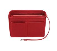 lumanothy Taschen Organizer Shopper, Handtaschen Organizer mit Multi-Pocket, Filz Longchamp Organizer für Longchamp, polene, mommy bag, Einkaufstasche, Rot, XL