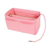 lumanothy Taschen Organizer Shopper, Handtaschen Organizer mit Multi-Pocket, Filz Longchamp Organizer für Longchamp, polene, mommy bag, Einkaufstasche, Rosa, M