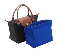 lumanothy Taschen Organizer Shopper, Handtaschen Organizer mit Multi-Pocket, Filz Longchamp Organizer für Longchamp, polene, mommy bag, Einkaufstasche (Blau, L)