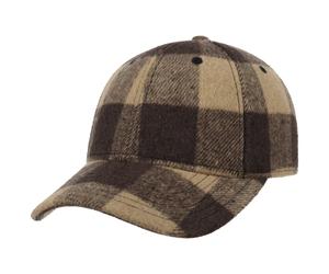 Lumbercheck Cap by bugatti braun-beige One Size