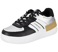 Lumberjack Damen Freya Oxford-Schuh, Weiß Schwarz Silber, 39 EU