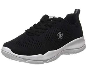 lumberjack Damen Low Sneaker Agatha Schwarz Textil, Größe:41, Farbauswahl:schwarz