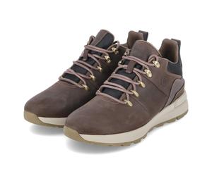 Lumberjack Halbschuhe DOMINIC - Gr. 46 - Braun - Leder & Textil