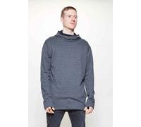 LUMEN organic Hoodie FISCHGRÄT dunkelgrau/schwarz XL